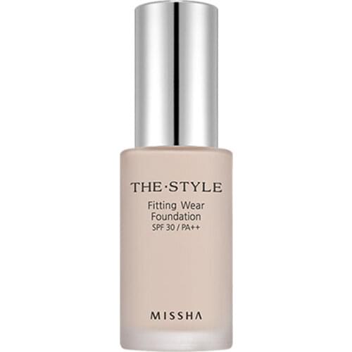 MISSHA The Style Fitting Wear Foundation 30ml Foundation Cream Concealer Brighten Waterproof Full Coverage Korea Cosmetics