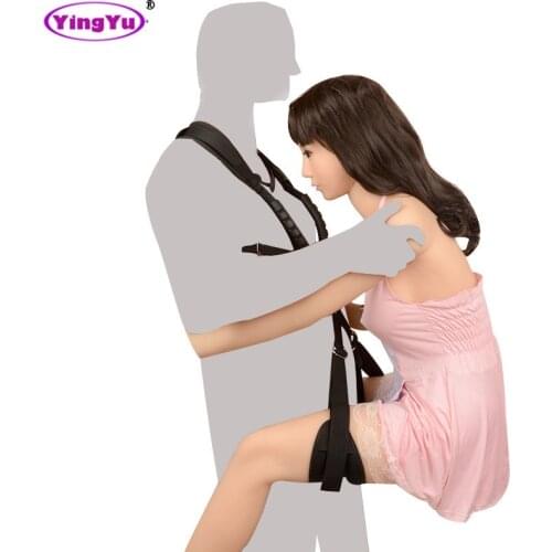 Sex Swing Set Sexsual Furniture Toys for Couples Adults Games BDSM Bandage Shoulder Leg Spreader Binding Strap Slave Harness 18