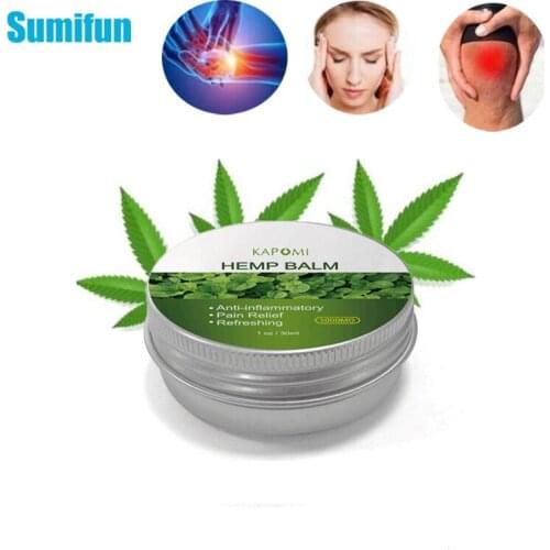 Sumifun Natural Anti-Inflammation Hemp Cream For Neck Pain Balm Ointment Pain Relief Relieve Musle Relief Hemp Balm P0095