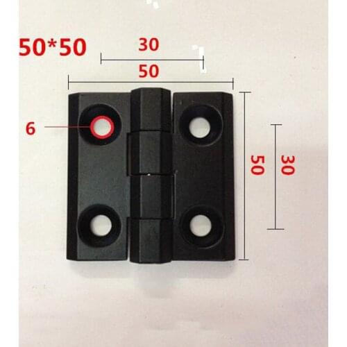 Zinc alloy hinge electric box \cabinet \ furniture hinges 50*50mm black X10