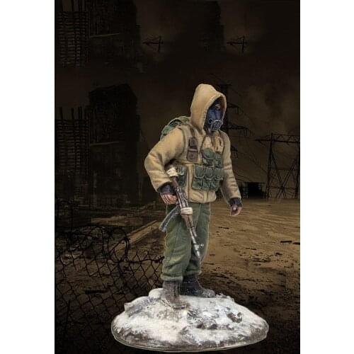 Assembly Unpainted Scale 1/35 Stalker Series Elias with base Historical toy Resin Model Miniature Kit