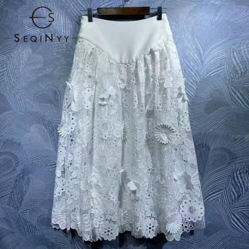 Женские юбки миди SEQINYY China At AliExpress