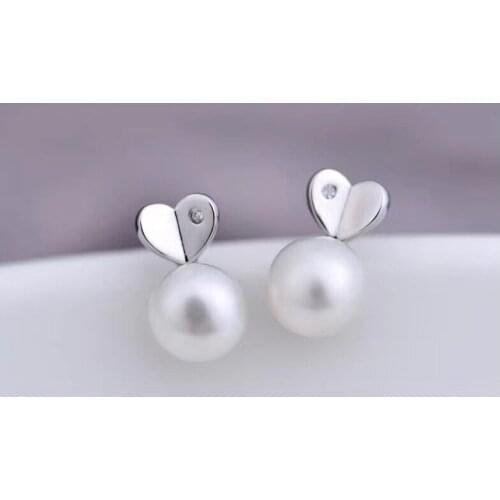 925 Sterling Silver Pearl Party Earrings Findings and Component Classical Silver Jewelry Parts Fittings Womens Accessories