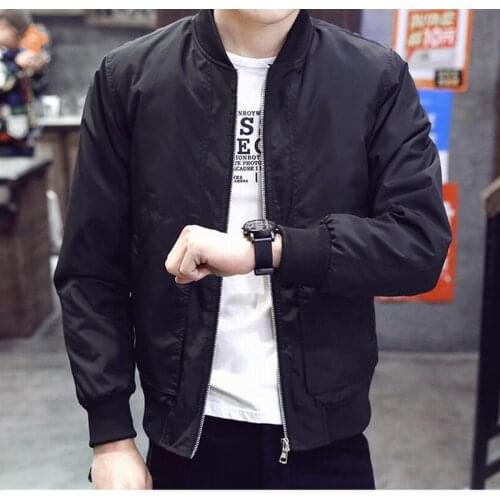 Thin bomber jackets for spring and fall 2019 mens drab lightning jackets and red drab baseball jackets bodice tops