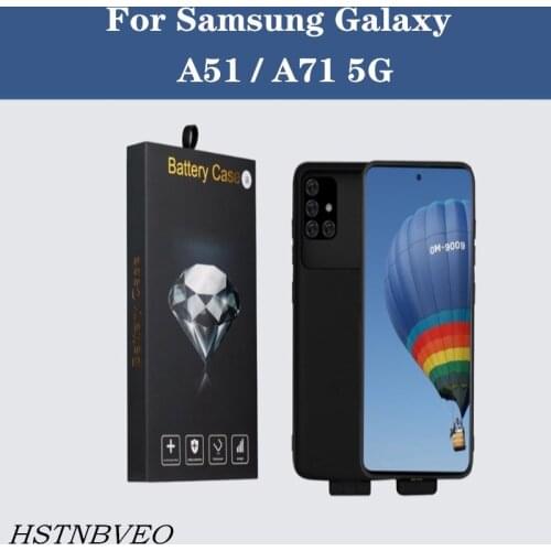 7000mAh External Power Bank Charging Cover Power Case for Samsung Galaxy A71 /A51 5G Battery Case Magnetic Battery Charger Case