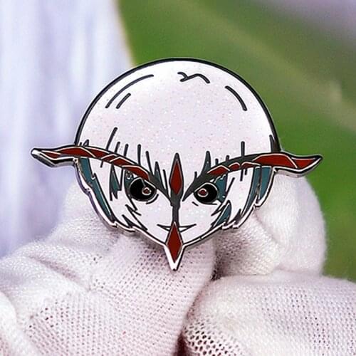 Evangelion EVA-001 Ayanami Rei Anime Enamel Brooch Pins Badge Lapel Pin Brooches Jeans Jacket Fashion Jewelry Accessories