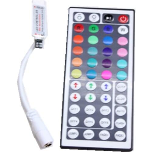 1/2/5/10/20pcs 44Keys 6A RGB controller IR Remote Controller with RGB Port for RGB 5050 3528 5730 Strip light