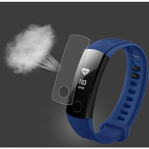 ZUCZUG 2pcs Anti-shock Soft TPU Ultra Clear Protective Film For Huawei Honor Band 3 Smart Wristband Full Screen Protector Cover