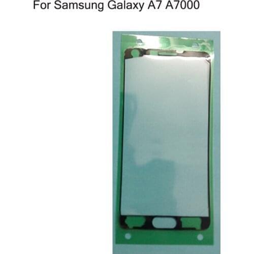 2PCS LCD Tocuh Screen Front Frame Bezel 3M Adhesive Sticker For Samsung Galaxy A7 A7000 3M Glue Tape A 7