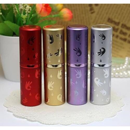 20ml Aluminum Perfume Spray Bottle Refillable Cosmetic Glass Atomizer Bottles F20171338