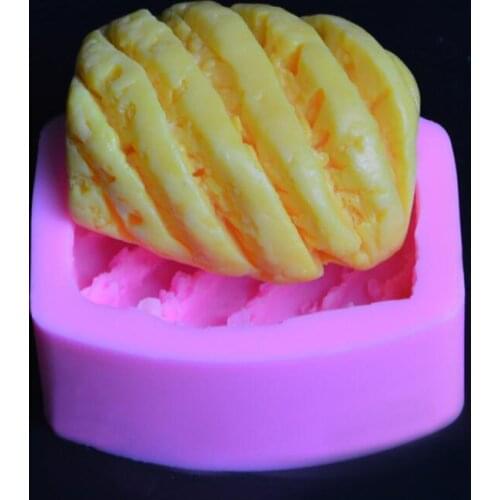 3D Pineapple Handmade Soap Chocolate Silicone Molds Fondant Cake Decorating Mold DIY Baking Tools