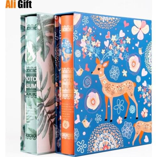 4D Large 6-inch Intert Family Photo Album 200 Album Pages Baby Scrapbook DIY Insert Flush Mount Album Scrapbook Photo Albums