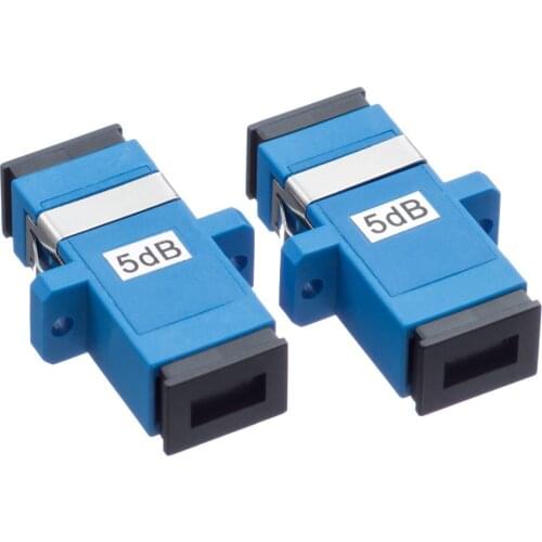 5PCS/bag SC 5dB fixed type fiber optic Attenuator,flange type optical attenuator 5dB,fiber optic attenuator