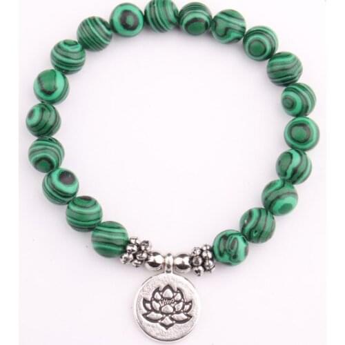 8mm black multicolor Agate Onyx Chakra Healing Reiki Buddha Yoga Bracelet elastic adjustable Volcanic Stone Bangles cb35v