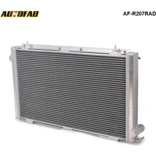 Performance Racing Aluminum Radiator Manual 42mm 2 Row For Subaru Impreza WRX STi STI GC8 AF-R207RAD