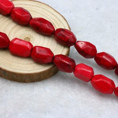 Irregular Red Turkey stone loose beads 8-14mm 15" 2pc/lot DIY fit women accessory jewelry making bracelet&necklace