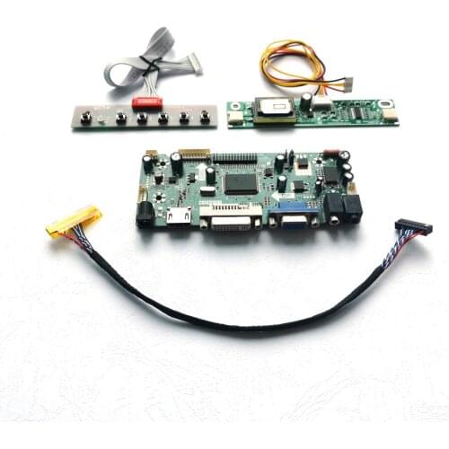 For LM190WX1-TLH1/TLK1 VGA+DVI M.NT68676 display controller drive card CCFL LVDS 30Pin LCD monitor panel 19" 1440*900 kit