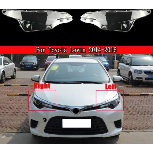Headlamps Transparent Lamp Shell For Toyota Levin 2014-2016 Car Front Headlight Lens Cover Lampshade Glass Lampcover Caps