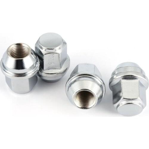 Brand New For Chrysler 300C Tyre Nut One Set Four Pieces Stainless Steel Tyre Nut Silver 30*30*35mm High Qulity