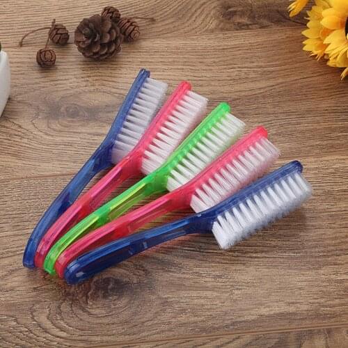 Crystal Shoe Brush Shoe Brush Candy Color Power High Quality Plastic Shoe Brush Large Clean Brush Long-handled shoe brush