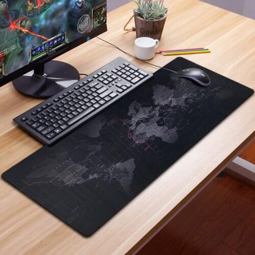 Natural Rubber Gaming Mouse Pad Large Mouse Pad Gamer Big Mouse Mat Computer Mousepad World Map Mause Pad Keyboard Desk Mat Game