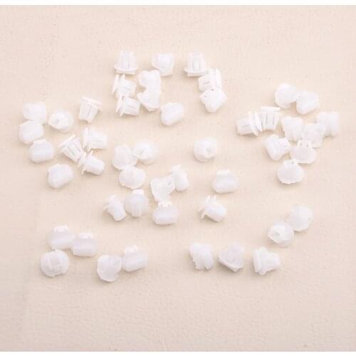 50pcs 76882JG10A Car Exterior Wheel Fender Flare Molding Clip Fit For Infiniti QX56 Nissan X-Trail 76882-JG10A