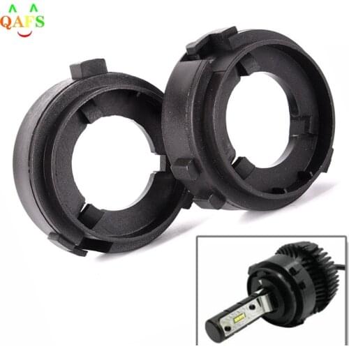 2Pcs/set Durable LED H7 Bulb Holder Adapter Kit Headlights Bulbs Base Holders Adapters for VW Golf 6