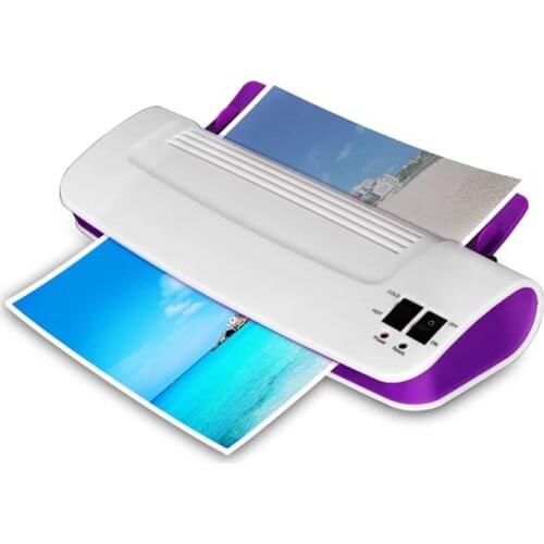 Office Hot and Cold Laminator Machine for A4 Document Photo Blister Packaging Plastic Film Roll Laminator