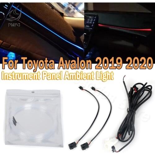 PMFC Ambient Light Instrument Panel Light Interior Decorative Light Atmosphere Lamp Ice Blue/64 Colors For Toyota Avalon 2019-20