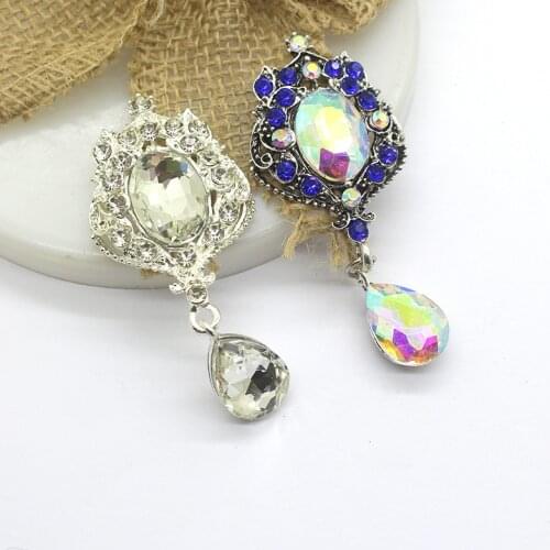 New Pendant Glass Buttons For Party Red Wine Bottle Accessories 2Pcs/Lot 30*65mm Warm and Romantic Love Wedding Decor