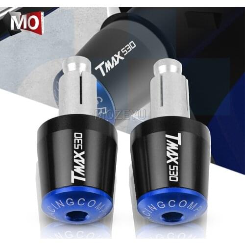 7/8" 22mm Motorcycle Handlebar Grips End Handle Bar Cap End Plug For YAMAHA TMAX T-MAX 530 TMAX530 SX/DX 530SX 530DX 2017-2018