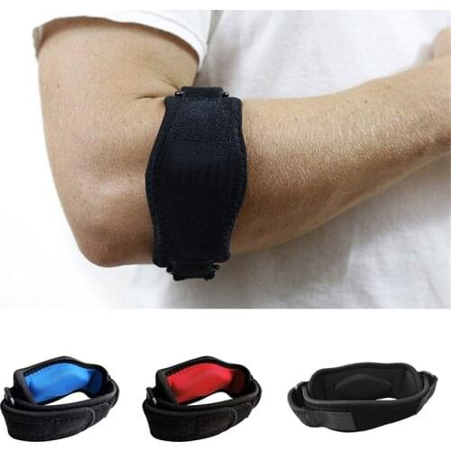 Sports Safety Elastic Elbow Brace Sleeve Basketball Shooting Pads For Tennis Absorb Sweat Lateral Pain Protection Forearm Guard