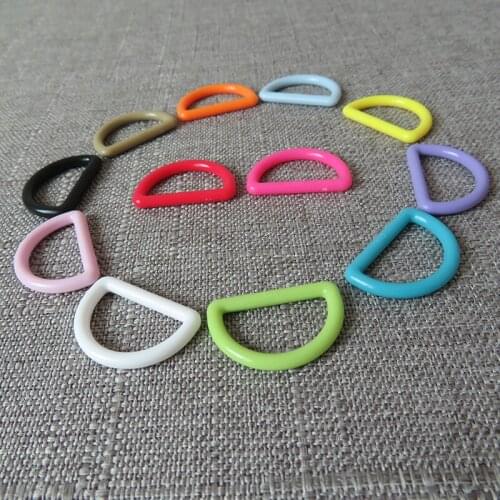 10pcs/lot 20mm strap belt buckle plastic D ring for bag knapsack pet collar handbag garment sewing DIY accessory factory price