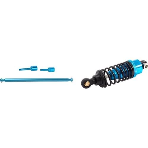 2 Set RC Car Part: 1 Set Drive Shaft Joint Cup Set & 1 Set Aluminum Alloy Shock Absorber Damper Set