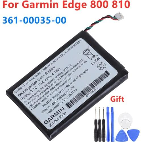 1100mAh 361-00035-00 Battery For Garmin Edge 800 Edge 810 + Free Tools