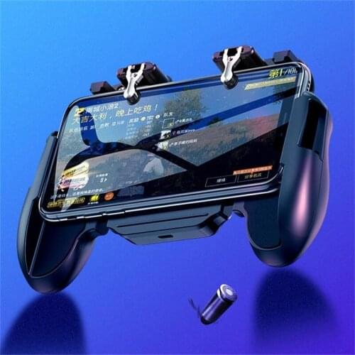 6 Finger Mobie Controller for PUBG Gamepad Tablet Trigger Handle Portable Game Grip Handles for Ipad iPhone Samsung
