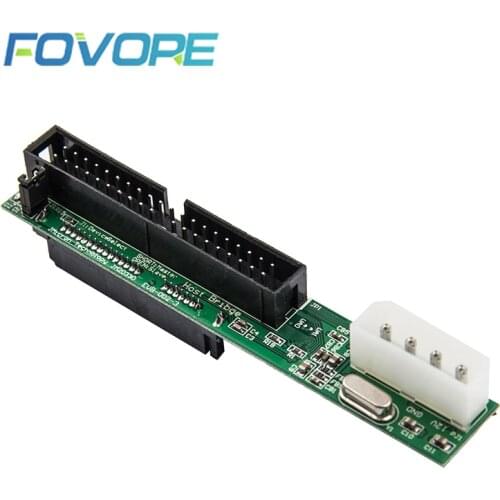7+15Pin 2.5 Sata Female to 3.5 inch IDE Sata to IDE Adapter Converter Male 40 pin port for ATA 133 100 HDD CD DVD Serial new