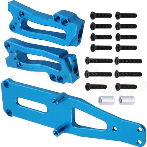 Aluminum Front & Rear Shock Tower Replace 0008 0037 For WLtoys 12428 12423 1/12 Scale Crawler Truck Short Course Upgrade Parts