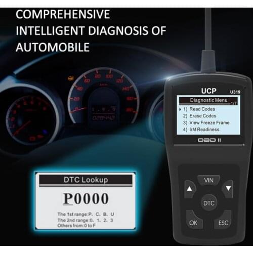 Car Scanner Diagnostic OBD2 6 Languages Fault Detecto Diagnostic Tool Code Reader Car Scanner Diagnostic Repair Tester