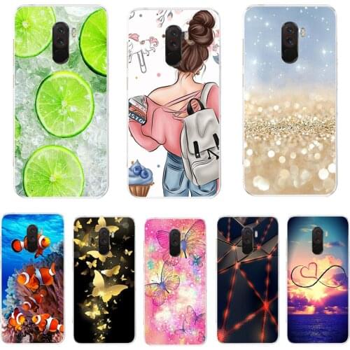 Pocophone F1 Phone Case For Xiaomi Pocophone F1 Global Case Pocofone F1 Silicone Soft TPU Back Cover For Xiomi Poco F1 Case 6.18