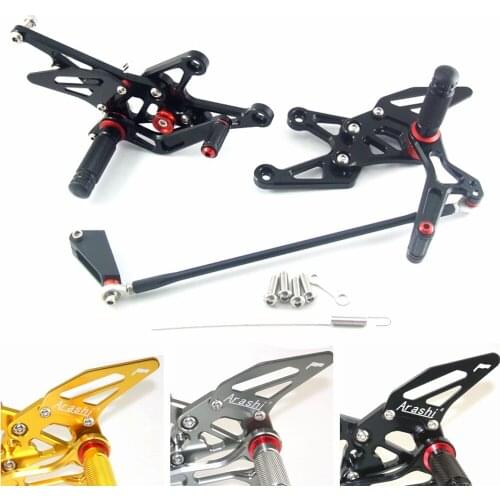 CNC Adjustable Rear Set Rearsets Footrest Foot Rest For YAMAHA R1 2007 2008