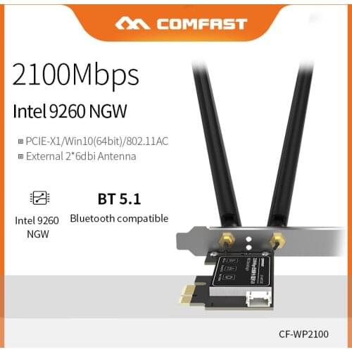 Comfast Dual Band PCI-E Wireless Adapter 5G WiFI Network Card Bluetooth Adapter