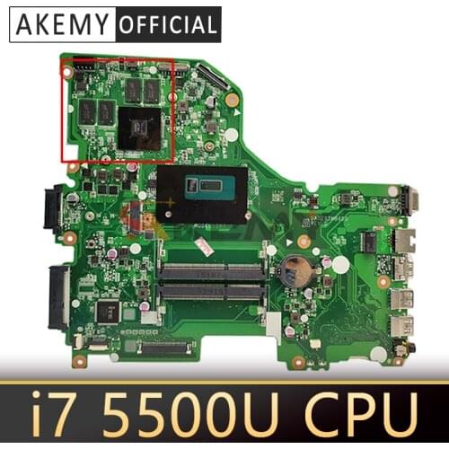 DA0ZRTMB6D0 motherboard for ACER E5-573 E5-573G Laptop motherboard CPU i7 5500U DDR3 Test OK Mainboard