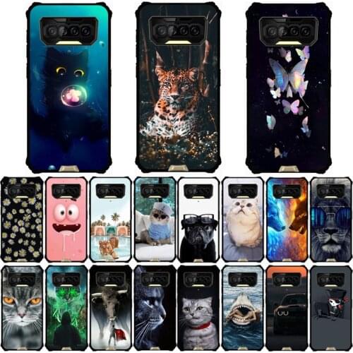 For Oukitel F150 B2021 Case Wolf Silicon TPU Fundas for Oukitel Bison 2021 Cat Animal Shell Bag Housing Phone Cases