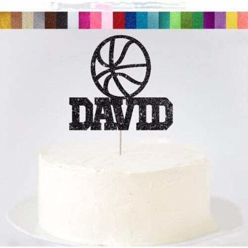 Custom Basketball Cake Topper, Personalised Basketball Themed Party, Basketball Birthday Party Decor, Sports Party Decorations