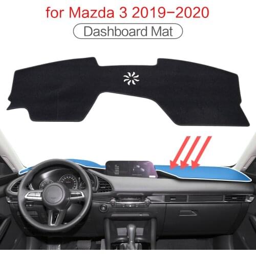 Smabee Dash Mat Dashmat for Mazda 3 2019 2020 mazda3 Axela Sun Shade Pad Car Dashboard Cover Mat Accessories