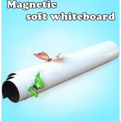 Magnetic Whiteboard Writing Flexible Removable Home Decoration Message Fridge Flexible White Board for Kids Memo Pad 60*40cm