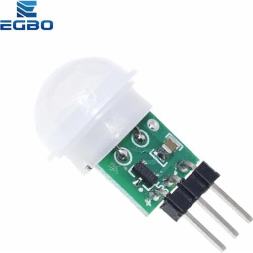 EGBO Mini IR Pyroelectric Infrared PIR Motion Human Sensor Automatic Detector Module AM312 Sensor DC 2.7 to 12V