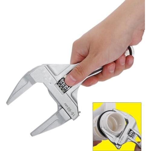 Durable 16-68mm Aluminium Alloy Adjustable Spanner Universal Key Nut Wrench Home Hand Tools High Quality