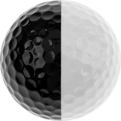 MagiDeal Professional Golf Ball - Golf Training Soft Balls - Practice Ball Black and White